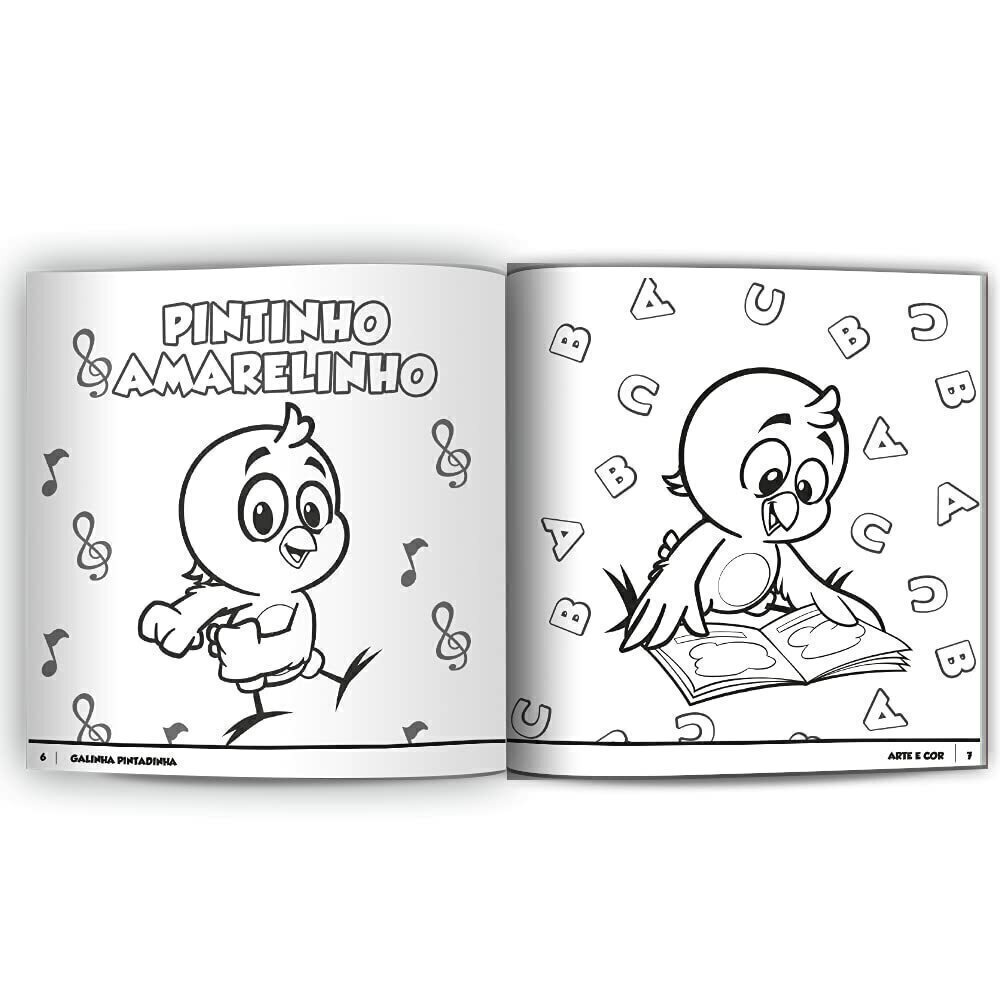 12 Desenhos da Galinha Pintadinha para Colorir