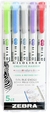 Marca Texto Mildliner 5 Cores Frias Ponta Dupla Zebra - loja online