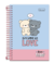 Caderno A5 capa dura Love Teddy Cadersil