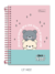 Caderno A5 capa dura Love Teddy Cadersil - comprar online