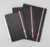 Caderno Inteligente Glitter Neon Black Edição Especial - Papelaria dos Concurseiros