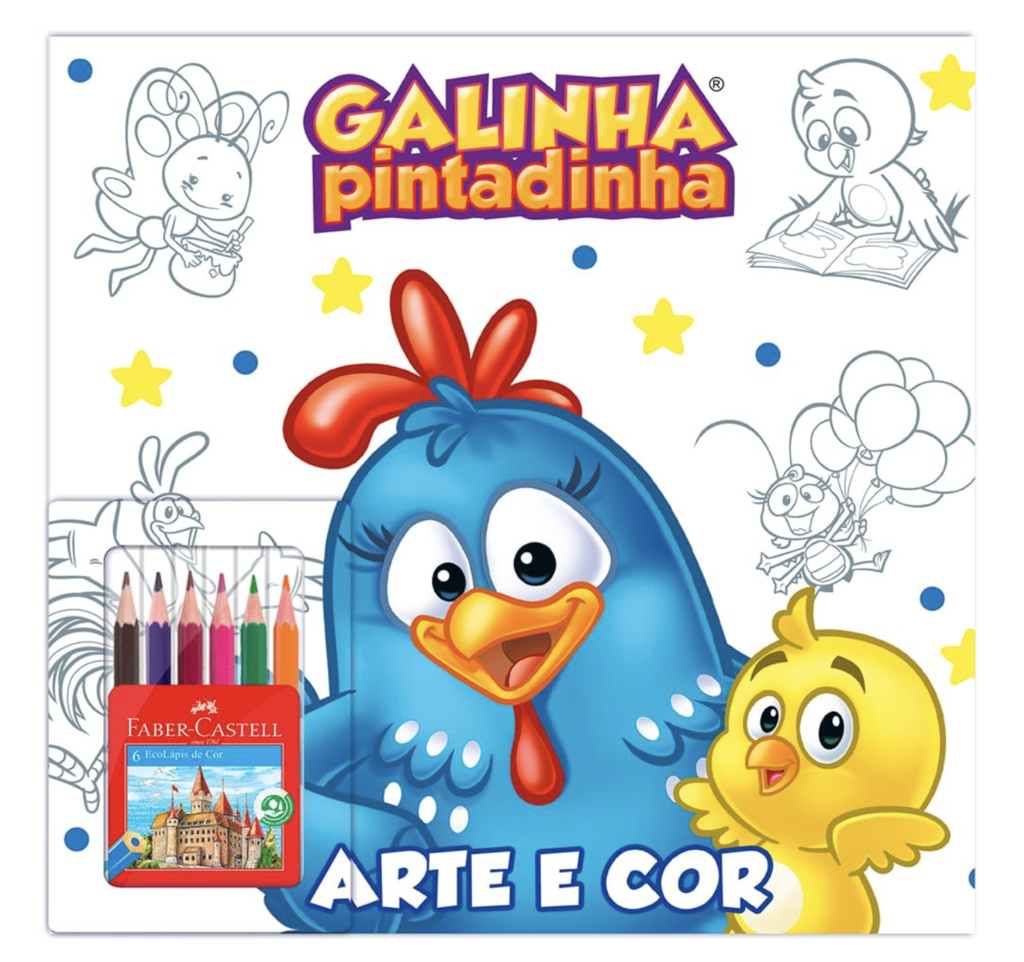 Livrinho Colorir Galinha Pintadinha