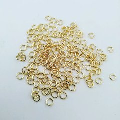 Argolinha 4mm Folheada 3 milésimos de ouro