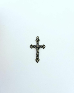 Crucifixo detalhes - banho ouro velho