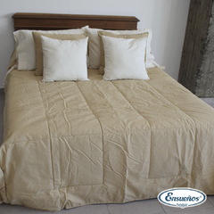 Cubrecama California en Tusor Beige 2 Plazas y 1/2 en internet