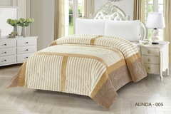 Acolchado Alinda Beige Queen Size - comprar online