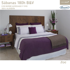 Sabanas Arco Iris 180 Hilos Zoe King - comprar online