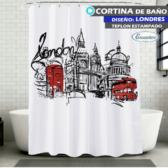 Cortina de Baño Londres