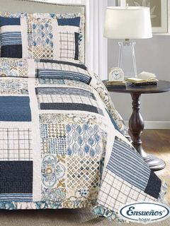 Cubrecama Yidaki Patchwork King Size en internet