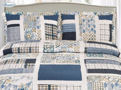 Cubrecama Yidaki Patchwork King Size - Ensueños Hogar