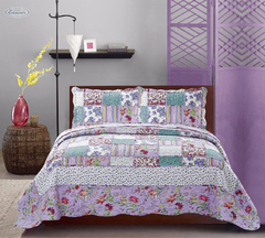 Cubrecama Alisha Patchwork King Size - comprar online