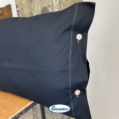 Funda De Gabardina de Algodón Negra - comprar online