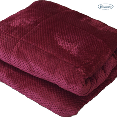 Acolchado Flannel Panal King Size Malbec - tienda online