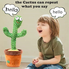 Juguete Cactus Luminoso Baila Canta Repite Voz Y Graba en internet