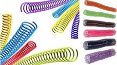 Espiral Plástico colorido