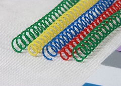 Espiral Plástico colorido na internet