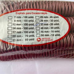 Espiral especial de wireo 33 mm - 1 1/8 cor Rosé