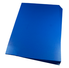 Capa PP Azul Royal A4 couro - 100 un