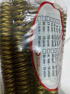 Espiral Especial de wireo 20 mm - 5/8 ouro verde - comprar online