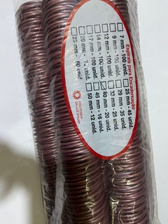 Espiral especial wireo 40 mm - 1 1/4 até 1 1/2 na cor Rosé. na internet