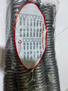 Espiral especial de wireo 33 mm - 1 1/8 na cor prata metálico - comprar online