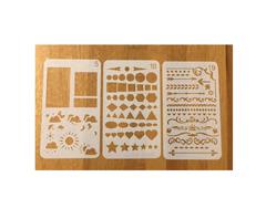 Kit réguas Stencil - 20 unids - comprar online