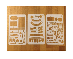 Kit réguas Stencil - 20 unids - comprar online