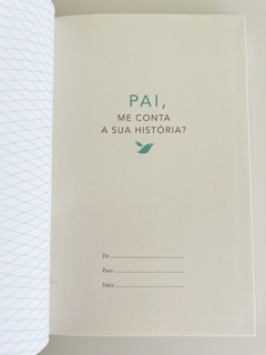 Livro para o bebê: “Pai - Me conta a sua história?” na internet