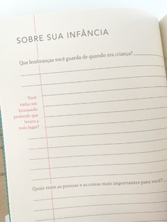 Livro para o bebê: “Mãe - Me conta a sua história?” na internet