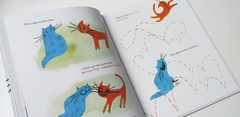 Gato rojo gato azul - Librería El gato Neftalí