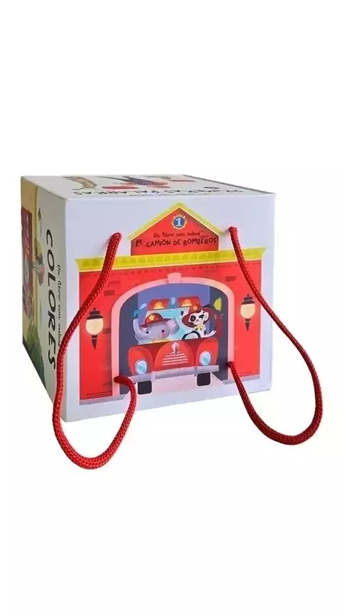Un libro con cubos: El camión de bomberos