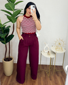 Calça Pantalona Hanna Marsala