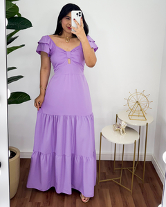 Vestido Longo Felipa Lavanda