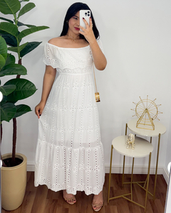 Vestido de Layse longo Branco