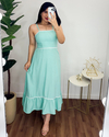 Vestido Longo Celina Verde menta