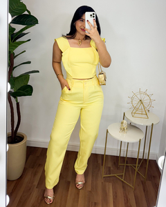 Conjunto Alfaitaria Sara Amarelo