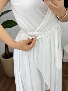 Vestido Mullet liso branco - comprar online