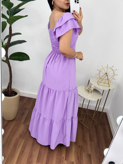 Vestido Longo Felipa Lavanda - MM Conceito