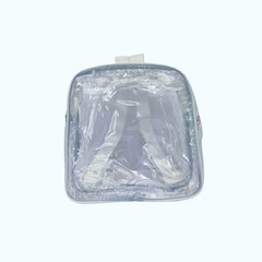 KIT COM 15 MINI mochila BRANCA infantil transparente escola - comprar online