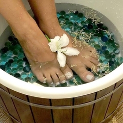 bolinha de gude - bola de vidro para diversão e massagem nos pés escalda pés na internet