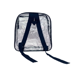 KIT COM 15 MINI mochila AZUL MARINHO infantil transparente na internet