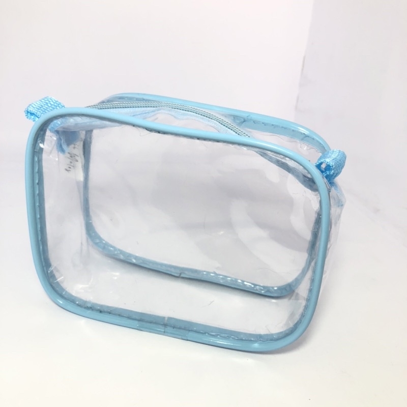 Mini necessaire PVC transparente zip 2