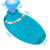 La Sirena Intt Toys Sugador de Clitóris Tapping Língua Estimuladora 10 Intensidades Azul Tiffany 8cm x 4cm Recarregável - loja online