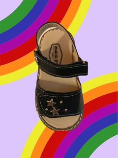 Mini Sandalias Aurora Negro - comprar online