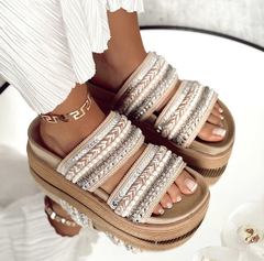 Sandalias Dubai Beige - comprar online