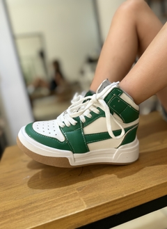 Zapatillas Mini Jordan Kids Verdes - tienda online