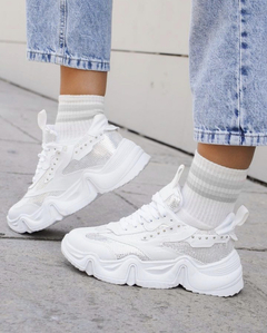 Sneakers Shine Blancas - MARIA PE
