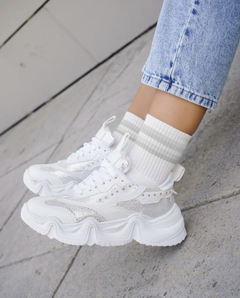 Sneakers Shine Blancas