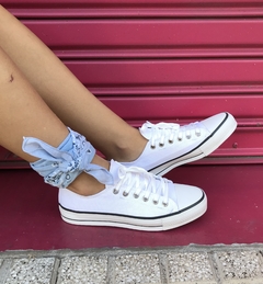 Sneakers Star Bajitas Sin Plataforma Blancas - comprar online