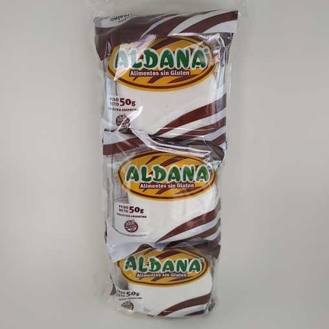 ALDANA Alfajor Santafesino Con Dulce De Leche Y Masa De Hojaldre X 6 Un